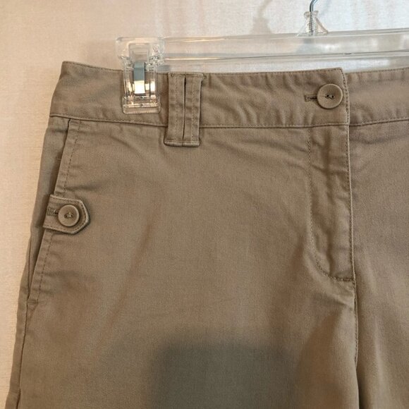 Liz Claiborne New York  Shorts Ladies 10 Khaki - Picture 6 of 11